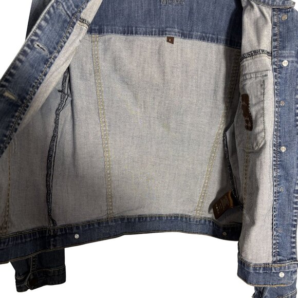 Kut From The Kloth Blue Denim Jacket Size L - Picture 6 of 11